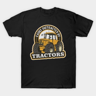 Easily Distracted By Tractors T-Shirt